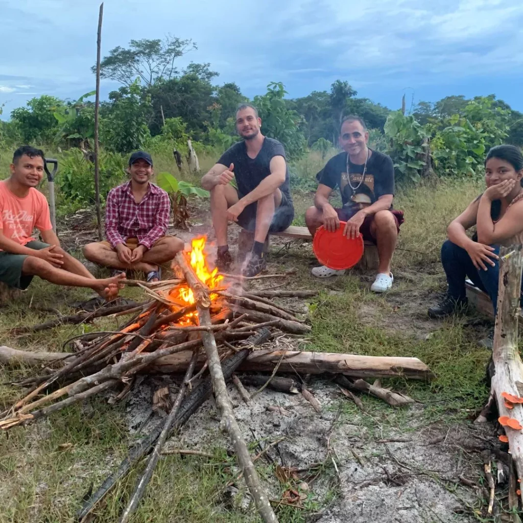 Shaman Guiding Ayahuasca Ceremony