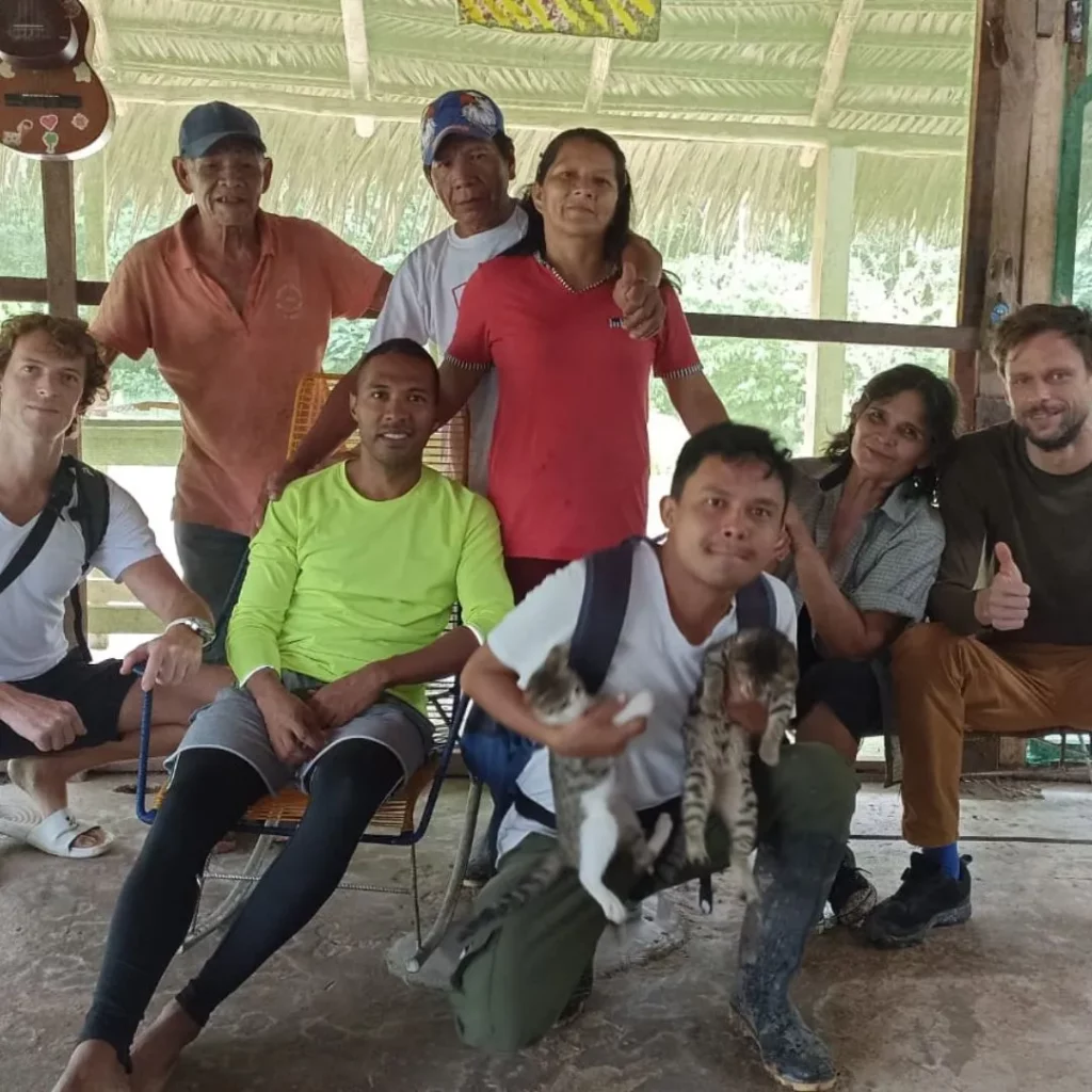 Healing Circle at Ayahuasca Retreat