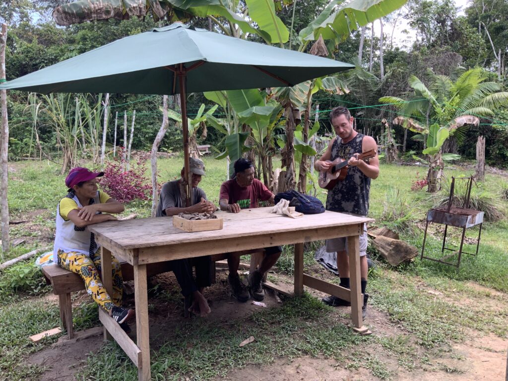 First day at an Amazon jungle retreat in Iquitos Peru