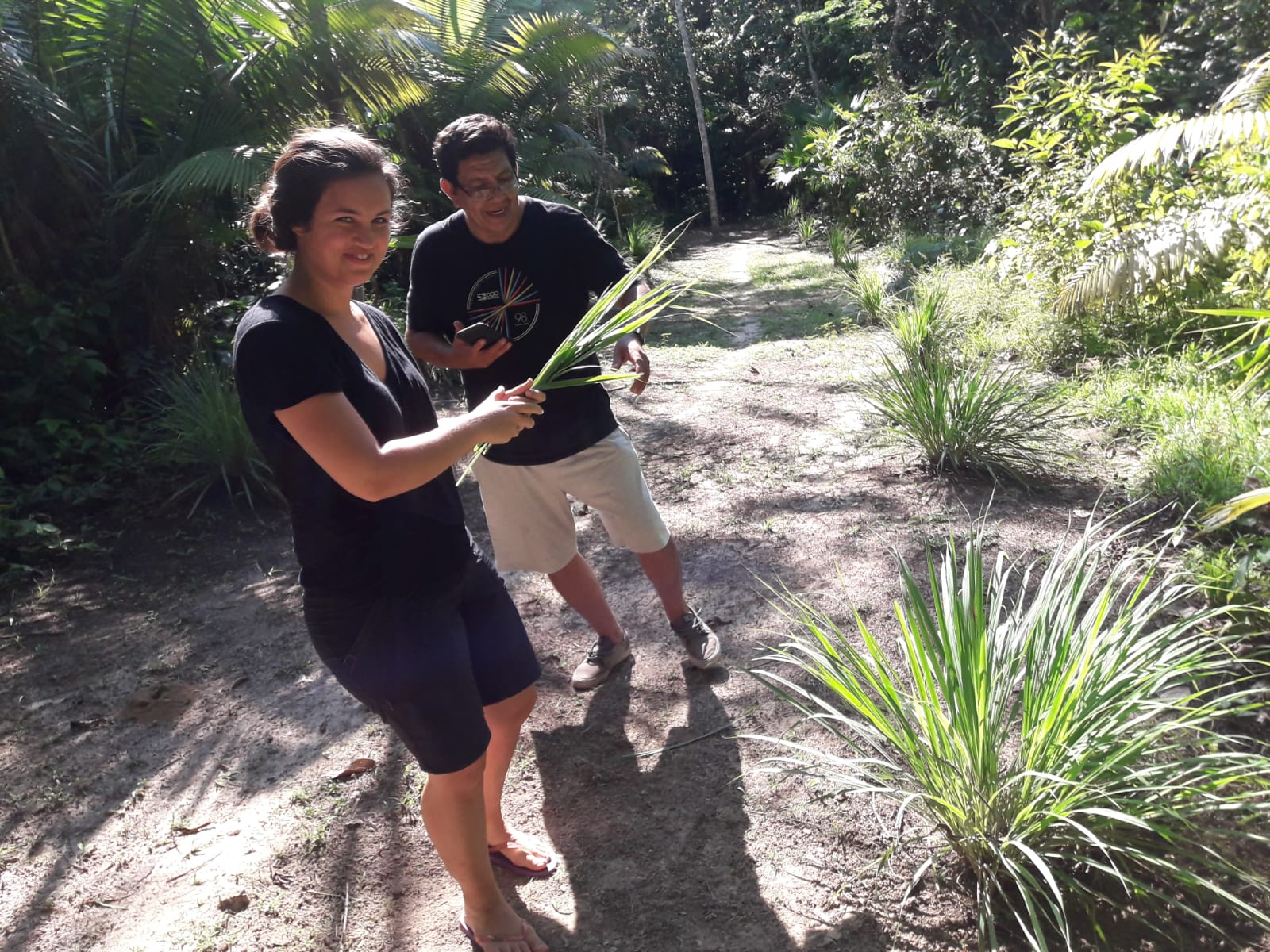 Medicinal plants walk in Iquitos Peru